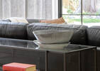 Plat de service glacis Crofton gris f.