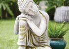 Bouddha de jardin Tranquil naturel
