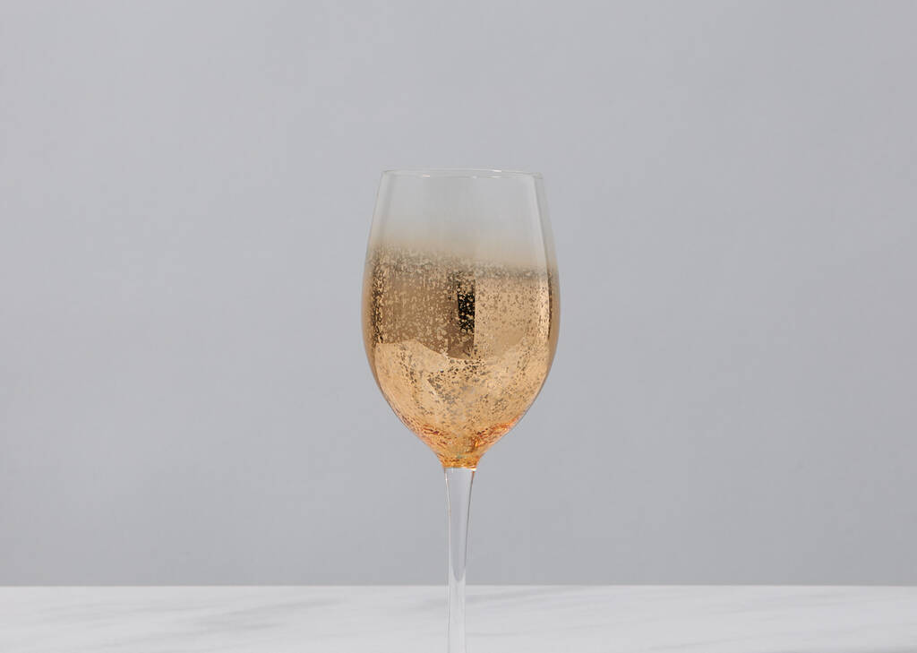 Verre à vin Shimmer doré