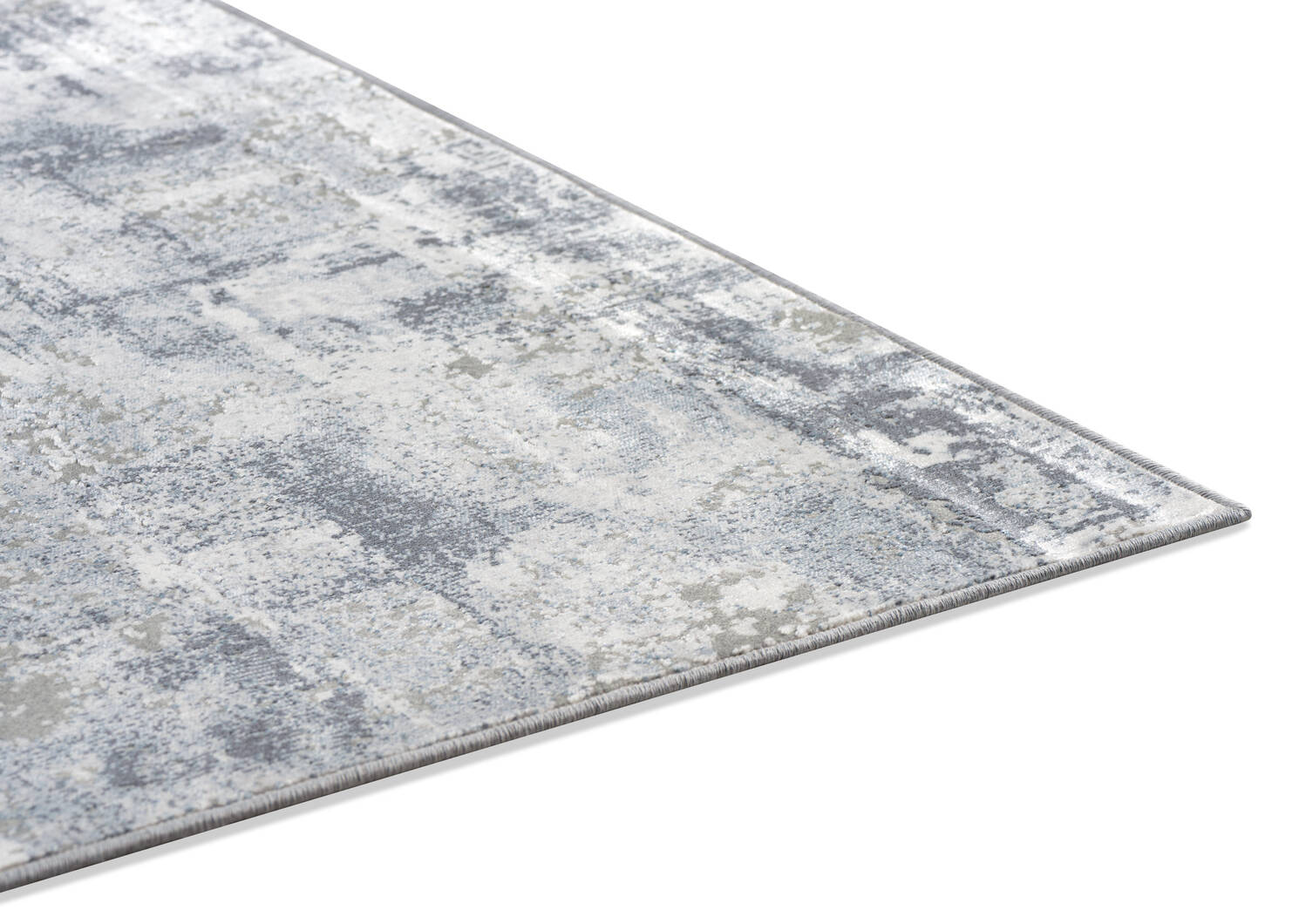 Capilano Rug 94x133 Silver/Blue