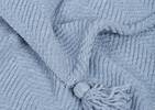 Brisbane Chenille Throw Dusty Blue