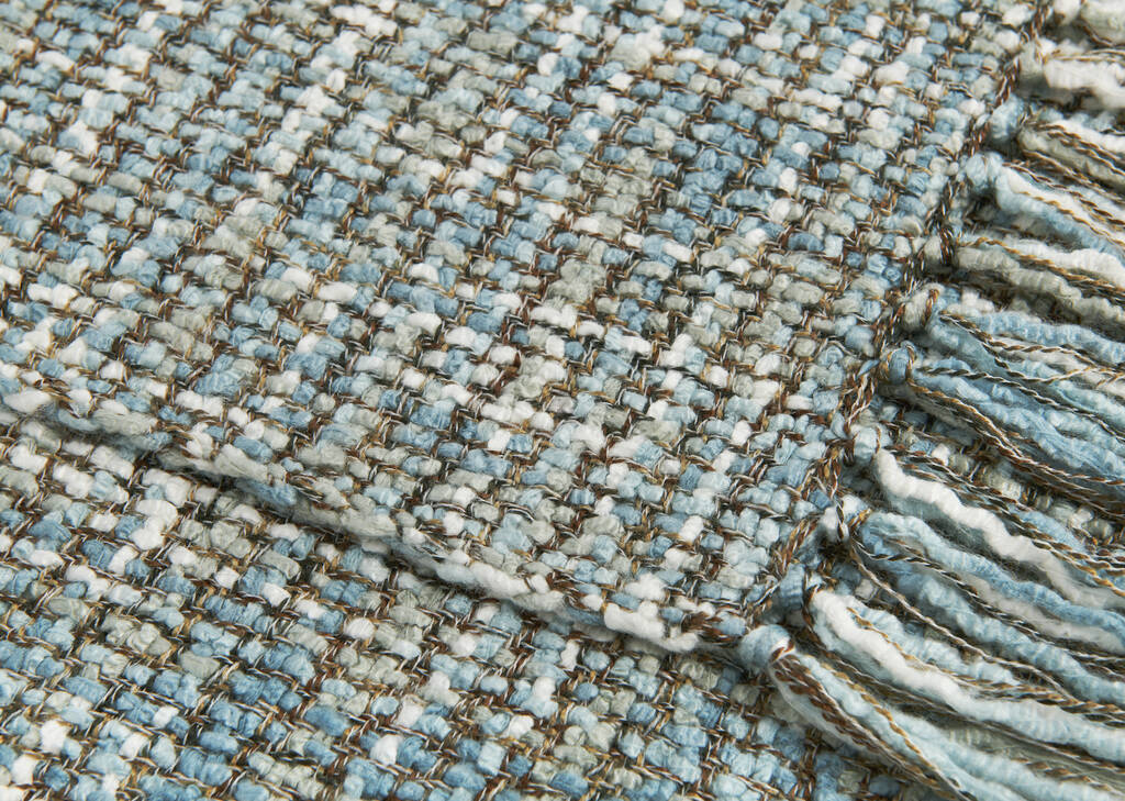 Betina Throw White/Mist