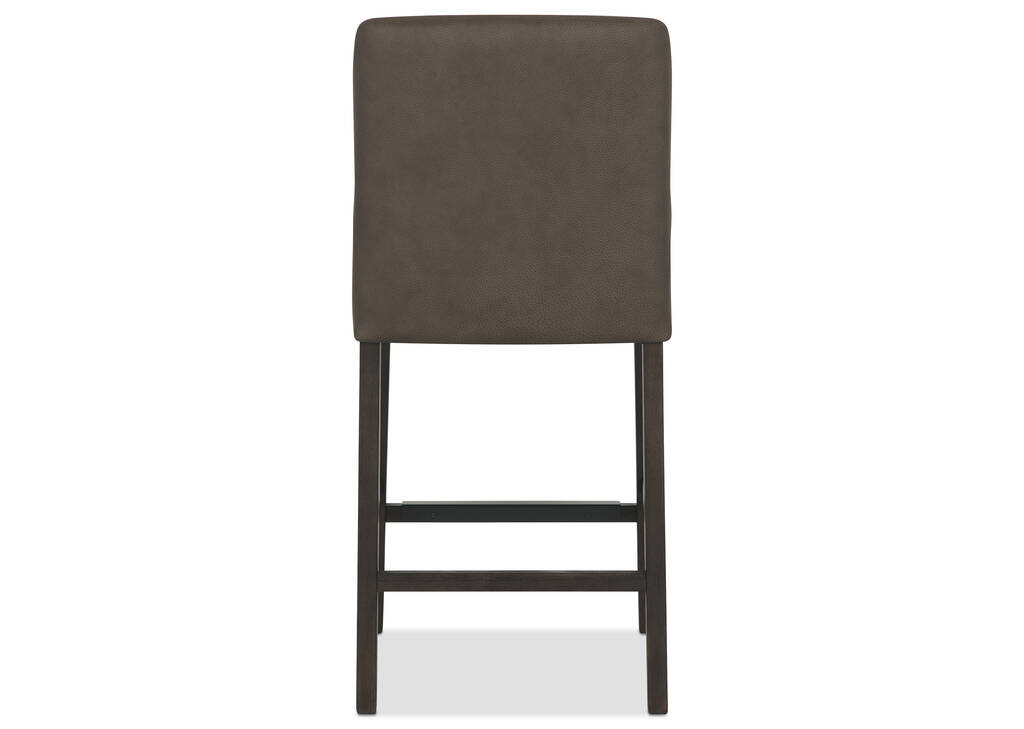 Maurizio Lthr Counter Stool -Torino Ash
