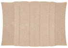 Cade Striped Throw Ivory/Grey/Caramel