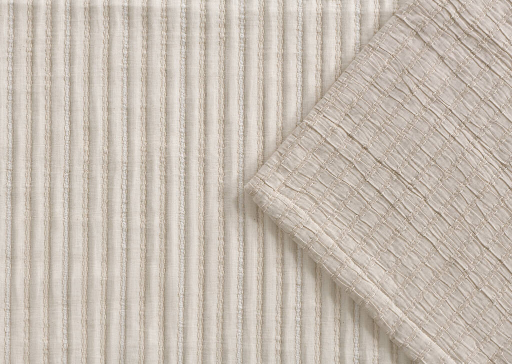 Monaco Cotton Coverlet Sand