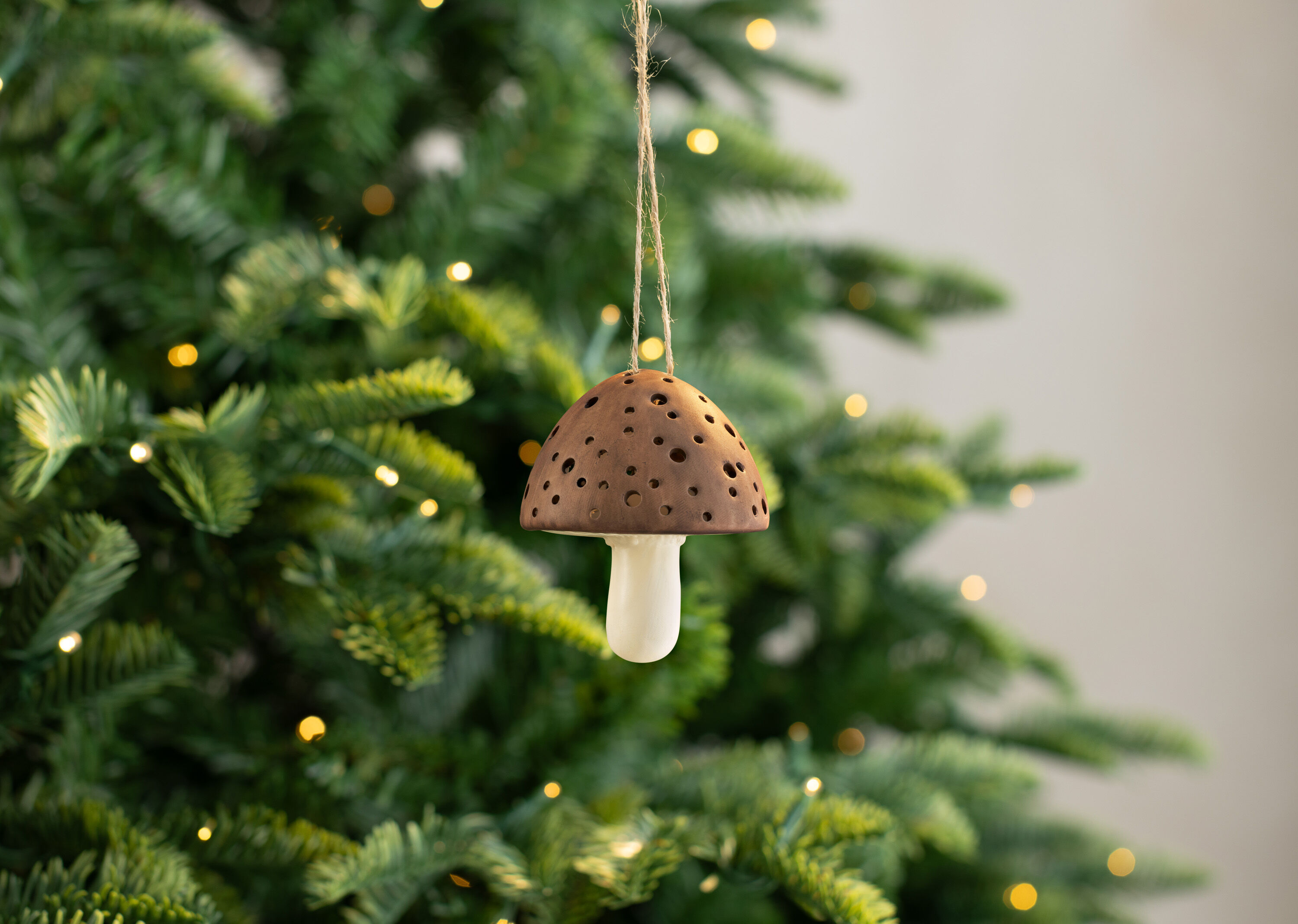 Christmas mushroom outlet ornaments