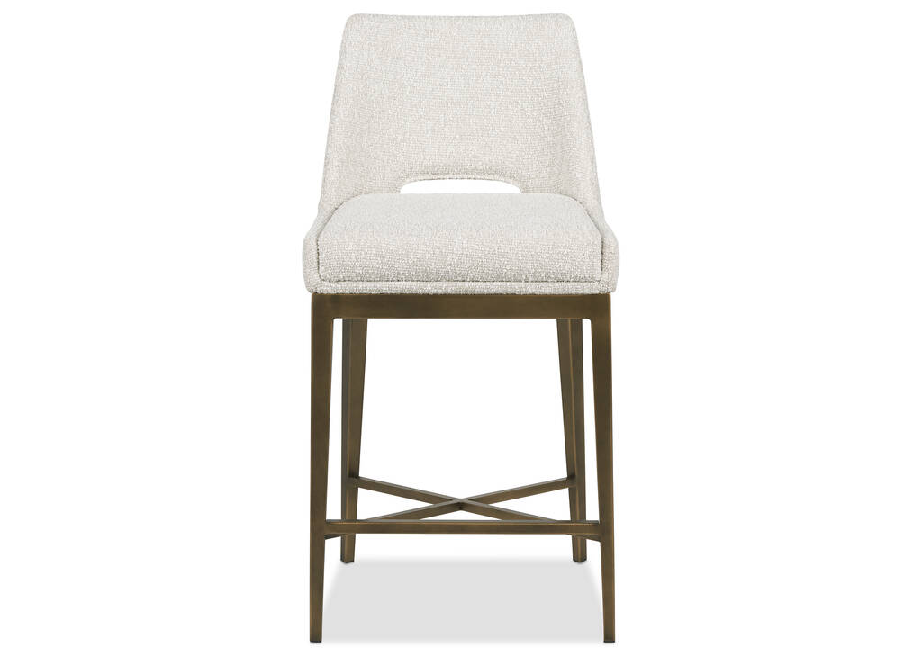 Tabouret Alba -York platine