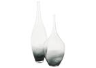 Lucius Decor Vase Short Clear/Grey