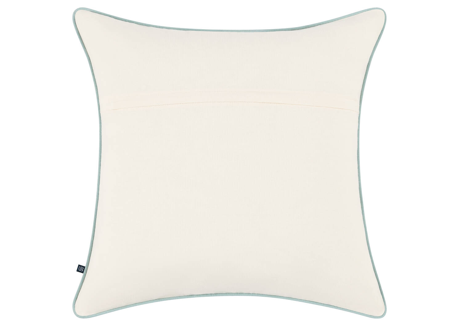 Coussin Pomo 20x20 ivoire/bleu