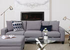 Maverick Coffee Table -Brushed Steel