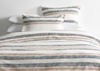 Duncan Cotton Duvet Set King Nat/Multi