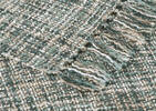 Betina Throw White/Blue/Pond