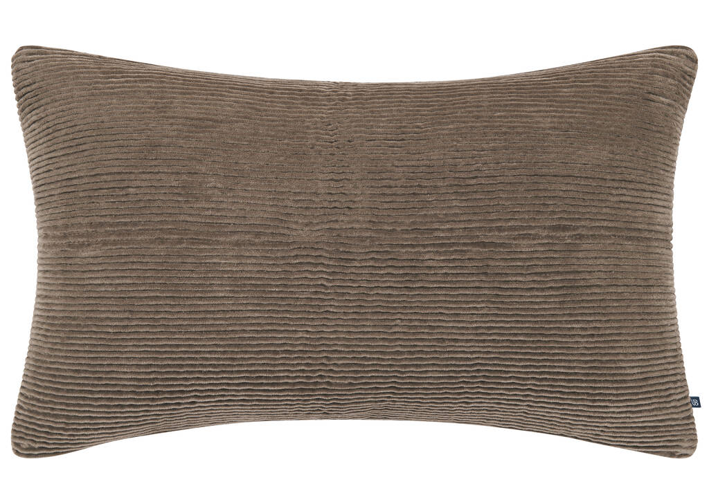 Viola Velvet Pillow 14x24 Mushroom