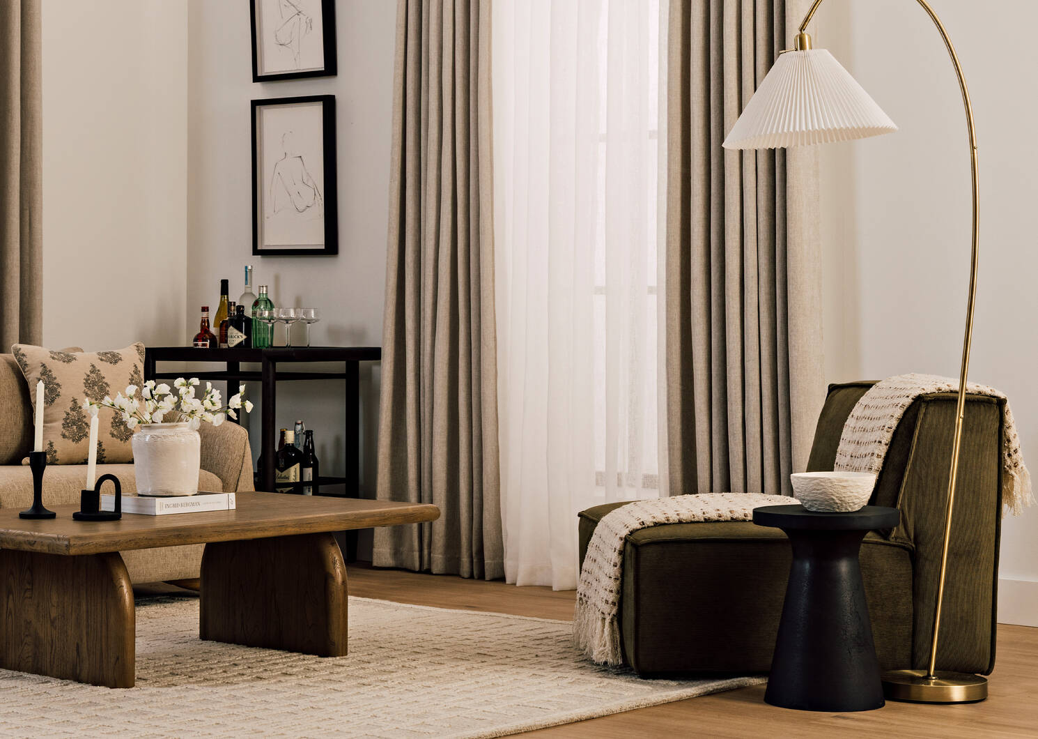 Whitby Throw Ivory/Ash