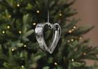 Fond Heart Ornament Silver
