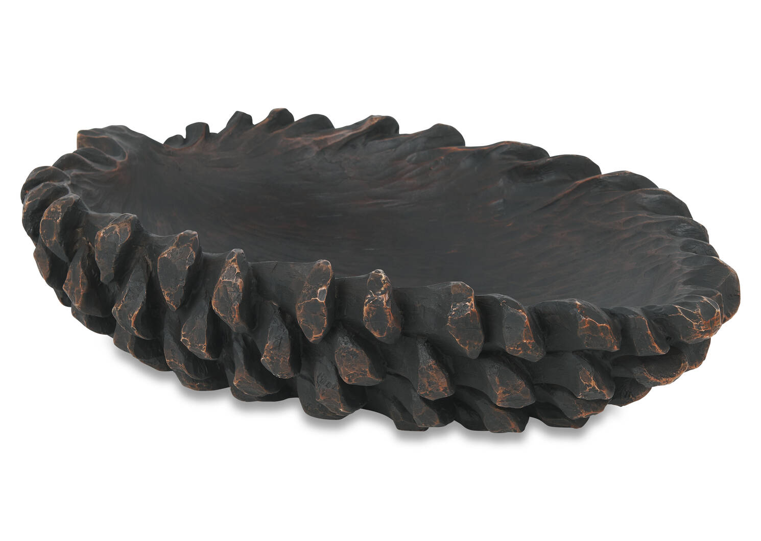 Rill Pinecone Decor Bowl