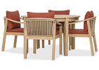 Tulum Outdoor Dining Chair -Rust