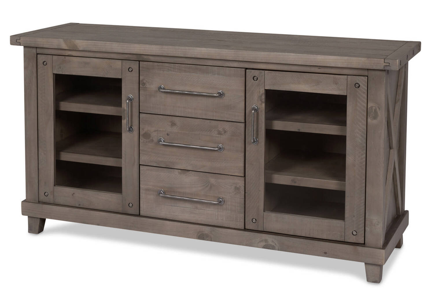 Buffet Ironside -gris rustique