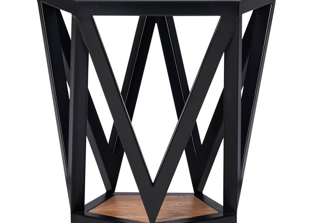 Pentagon Side table -Teak