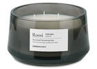 Large bougie en pot Rossi grise