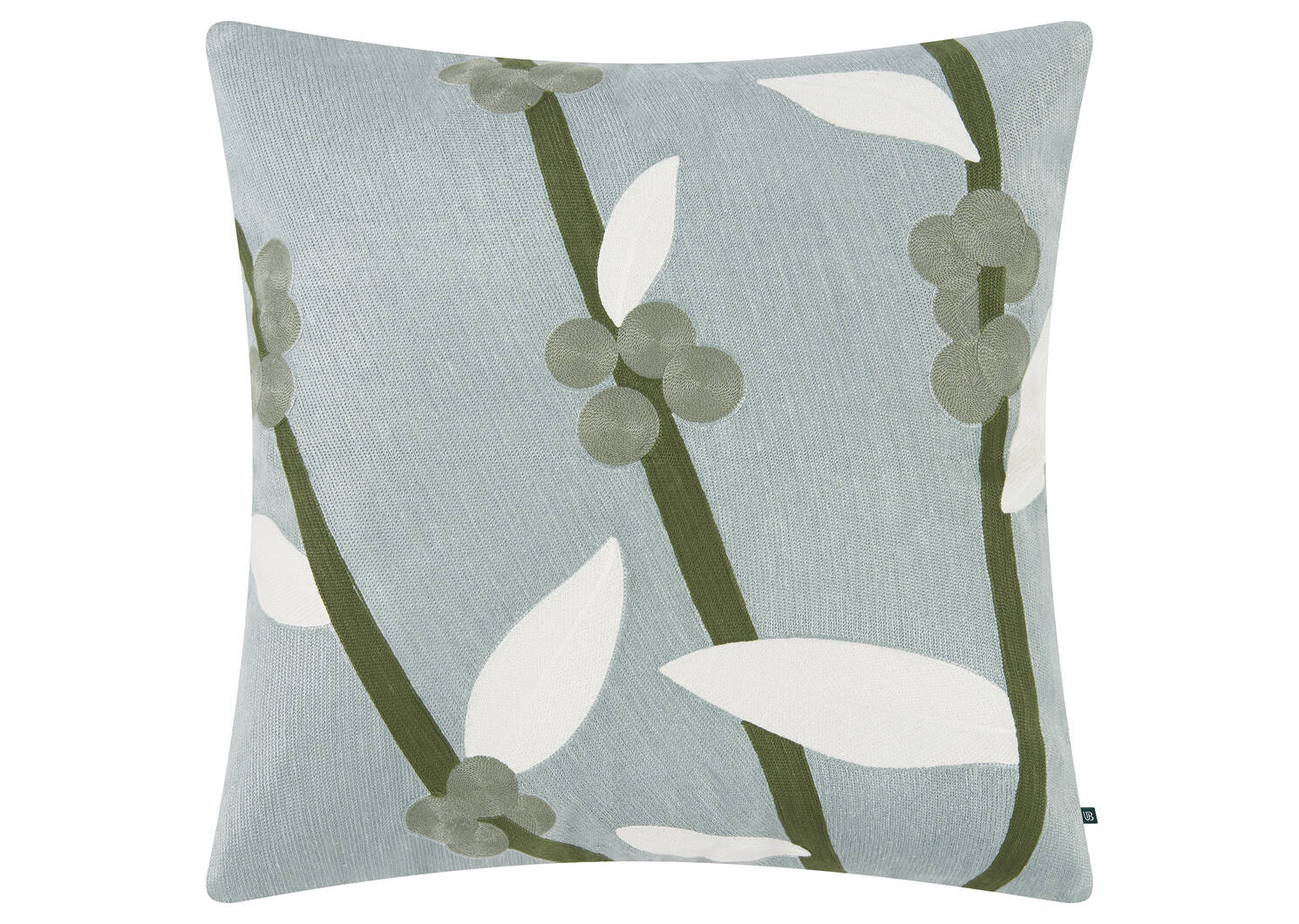 Coussin Solano 20x20 bleu rive