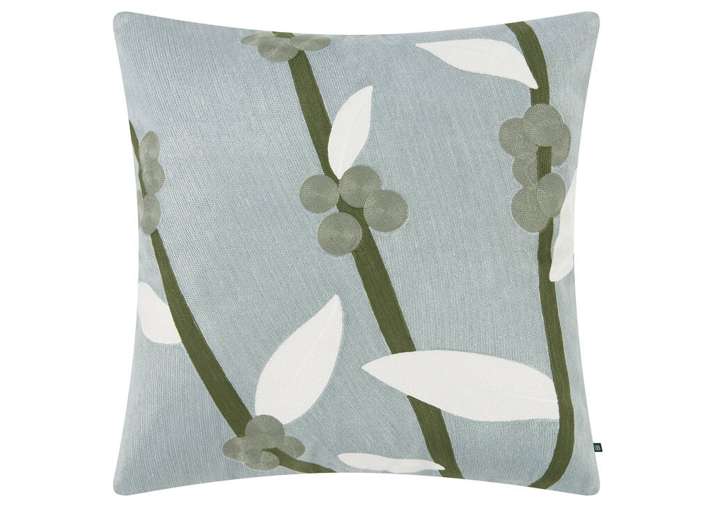 Coussin Solano 20x20 bleu rive