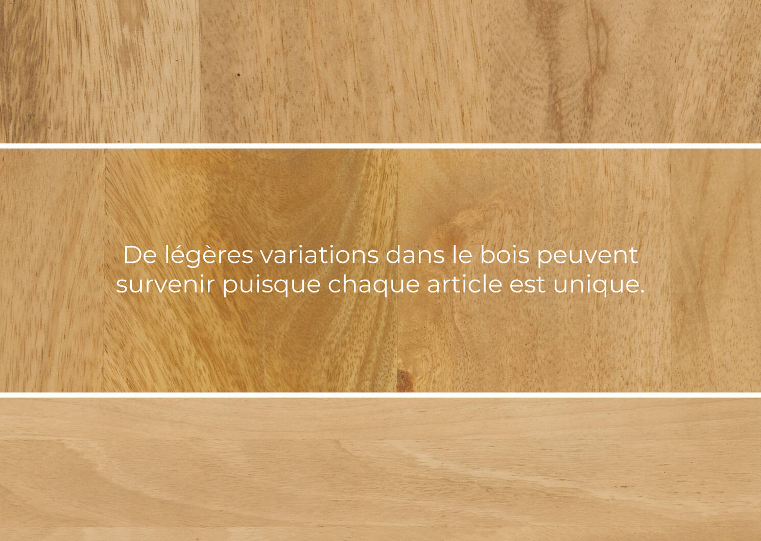 Table basse Gensei -Tasmen naturel