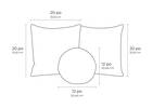 Combo coussins Moderne organique