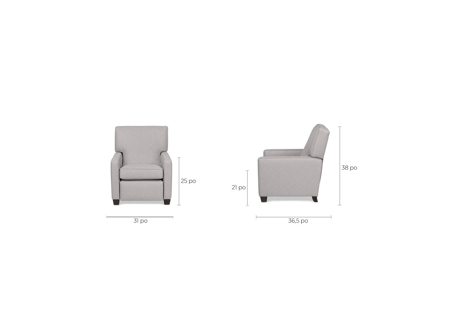 Fauteuil inclinable Stratford personnalisé