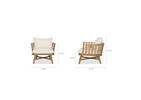 Fauteuil Mabel -Amalie ivoire