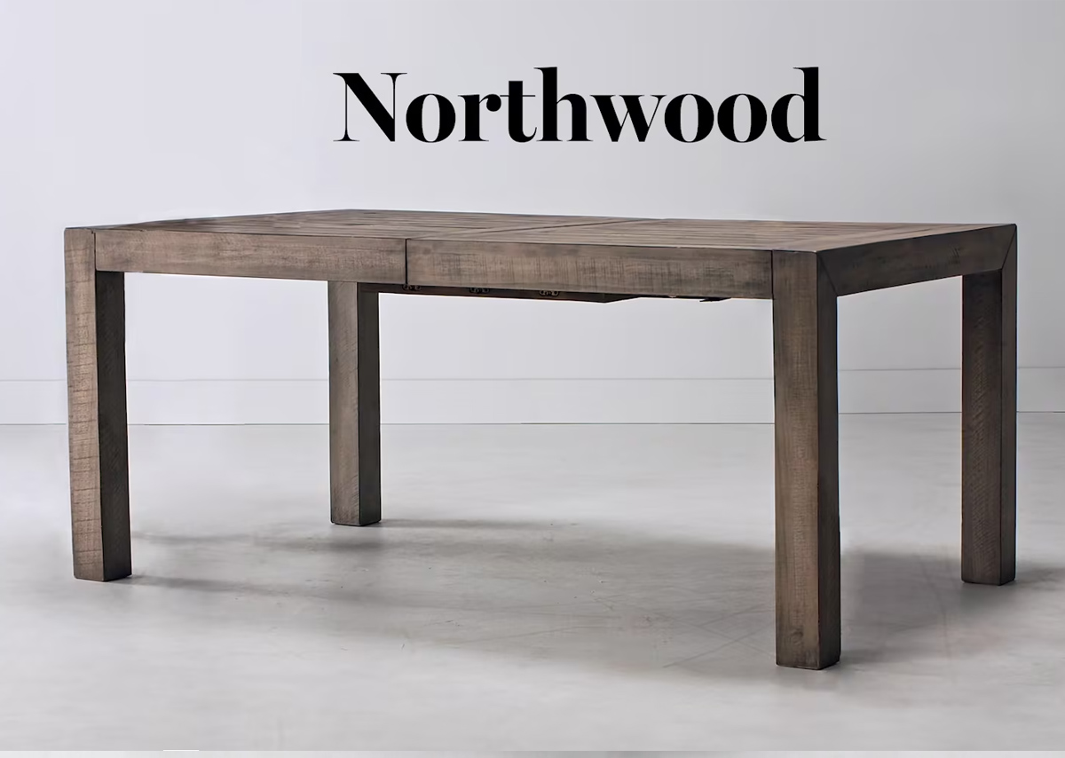 Table rallonge Northwood-Stanton bois gr