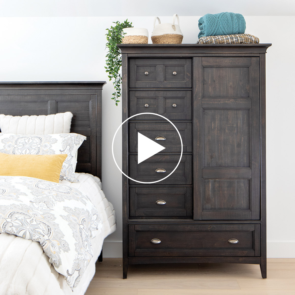 Armoire-commode Parker -Héron charbon