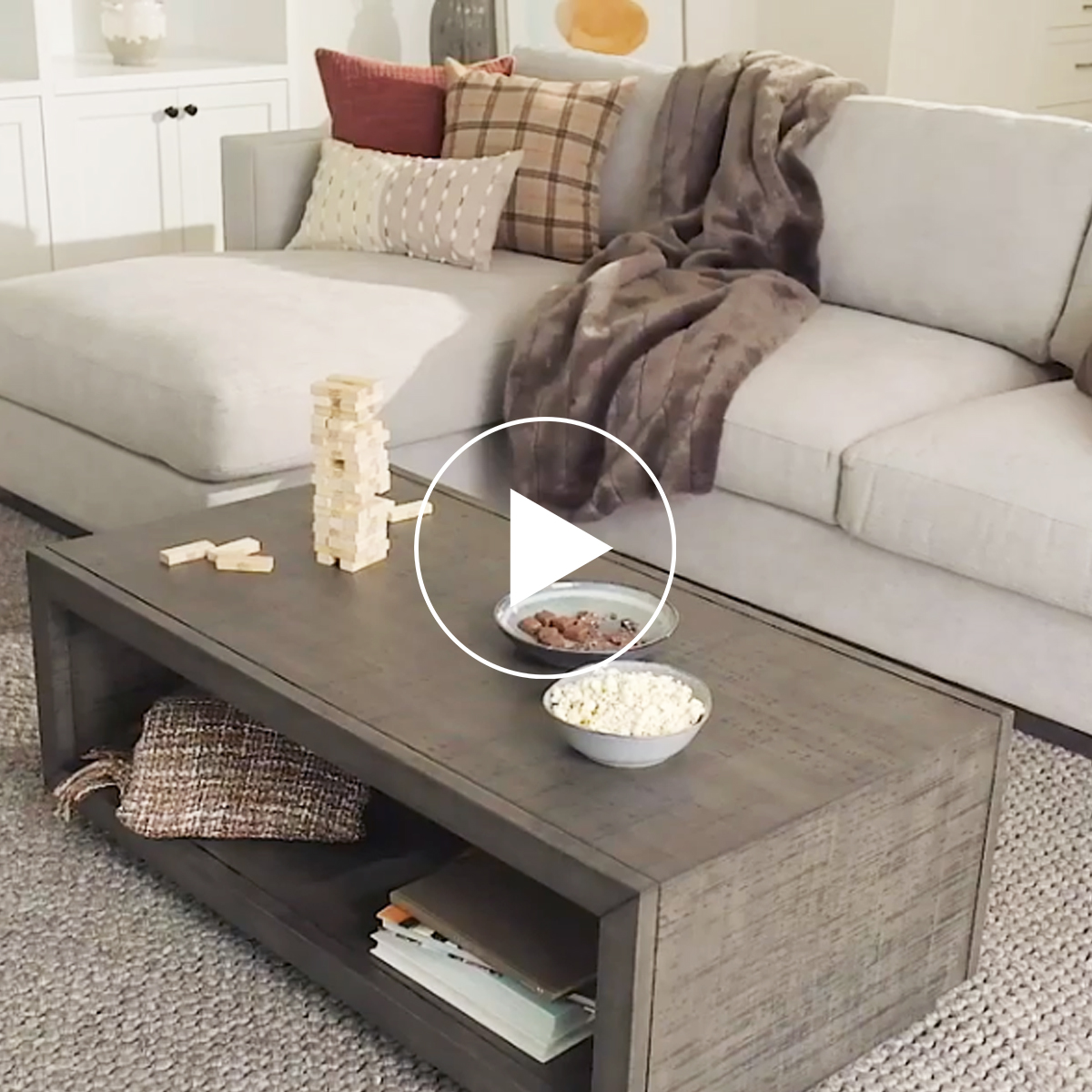 Sonoma Sofa Chaise -Marley Dove