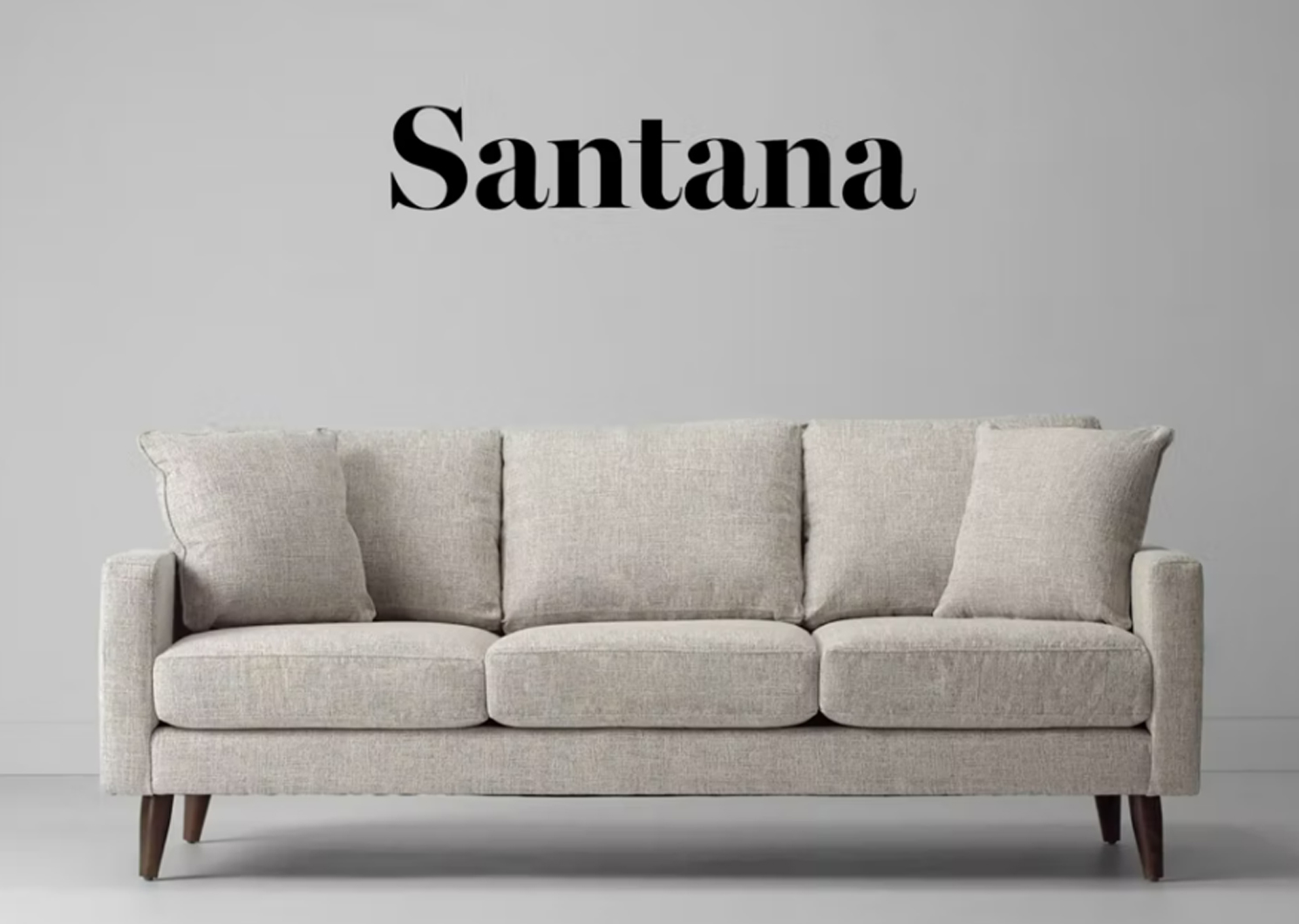 Santana Sofa -Giovanna Pewter