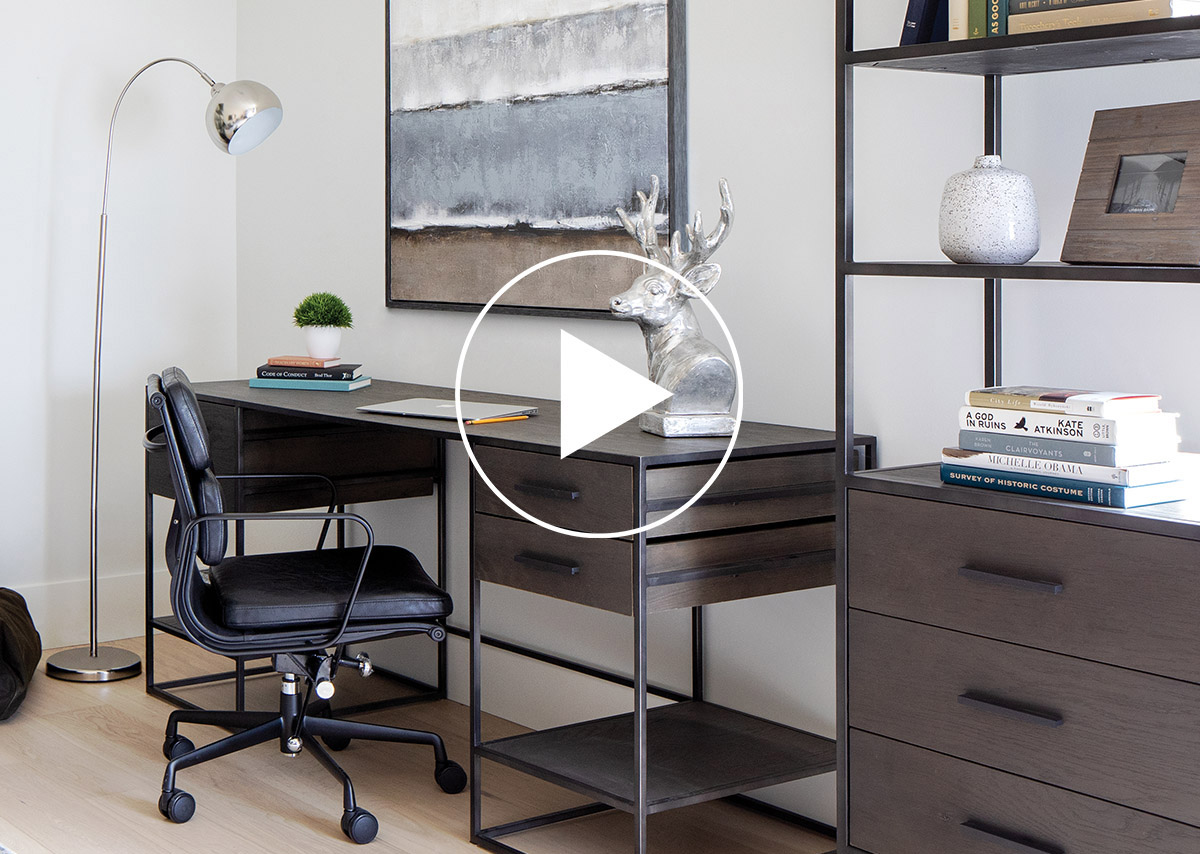 Fauteuil de bureau Handler-Wyeth brun cl