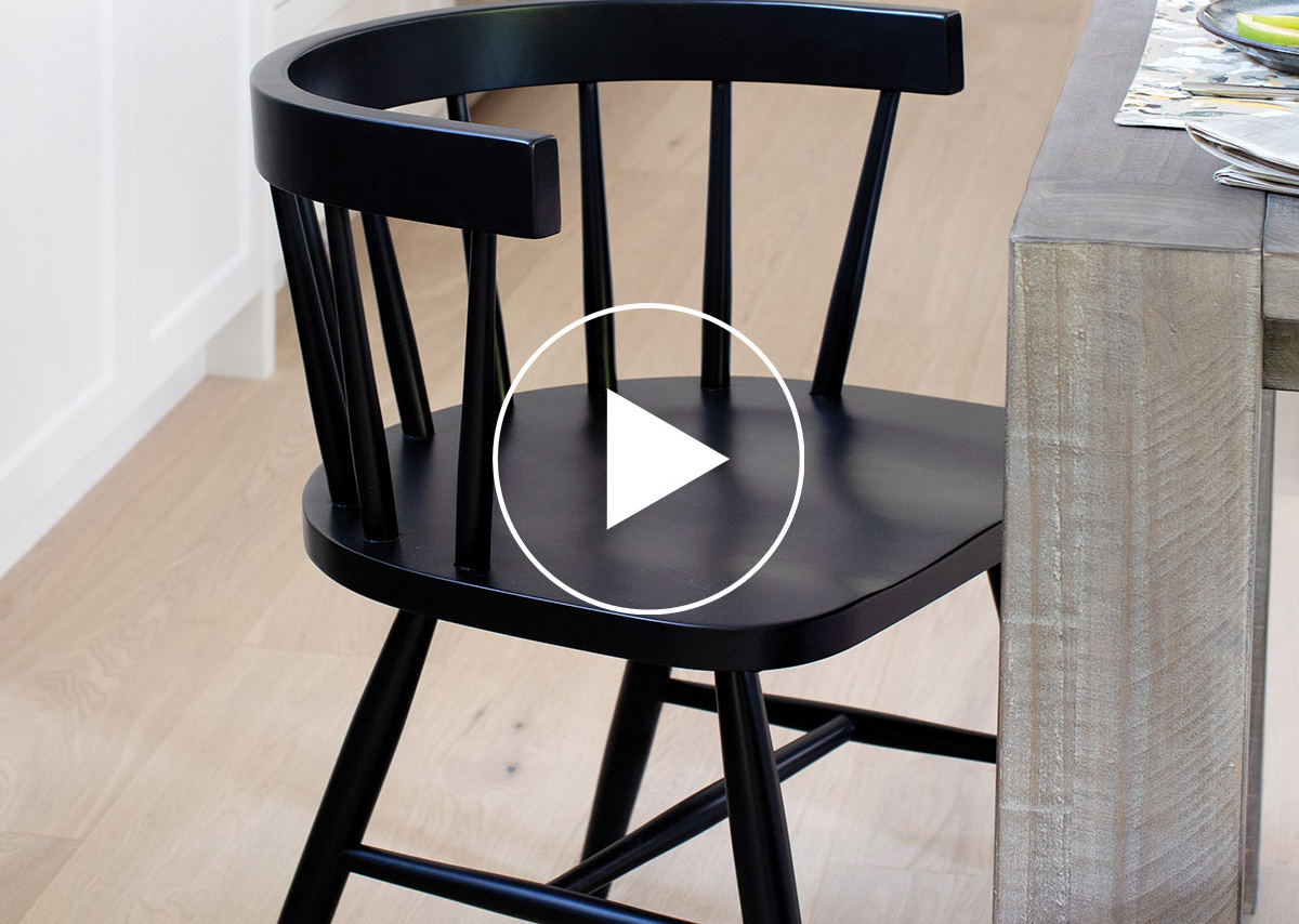 Chaise Atzlee -noire