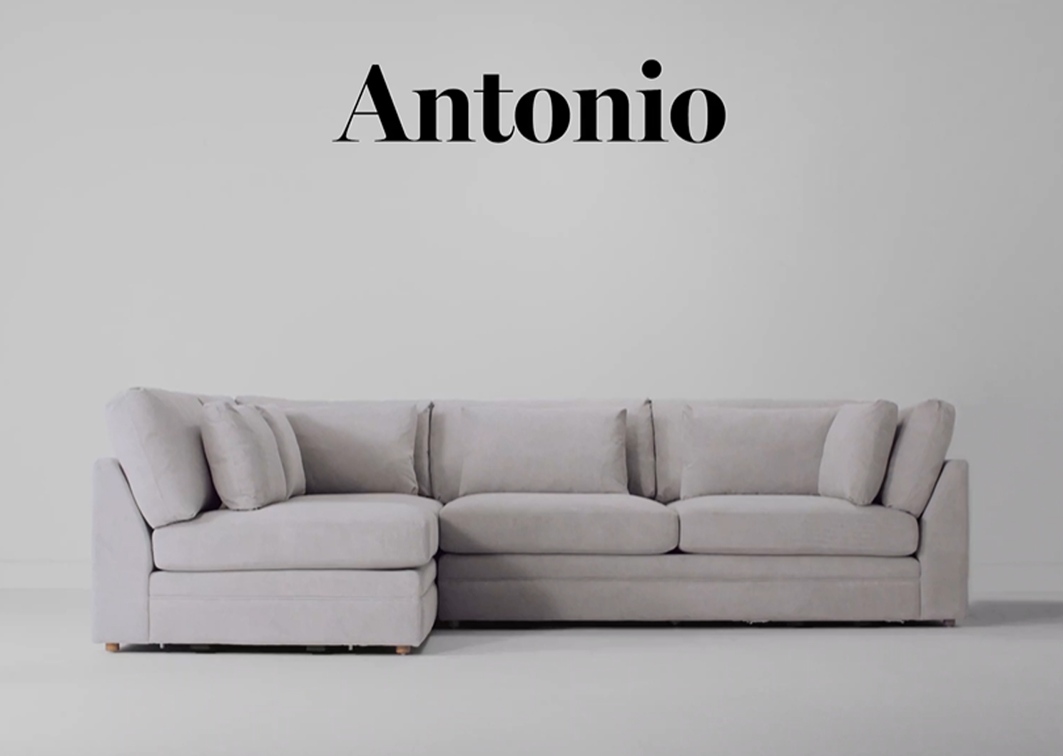 Antonio Sectional -Gilligan Fog