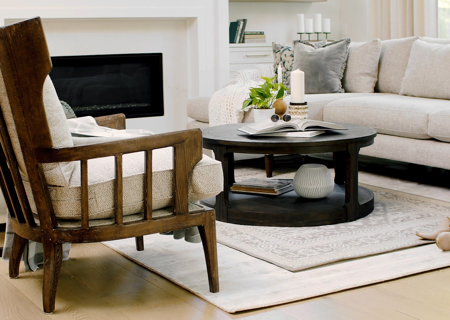 Rosalind Throw Ivory