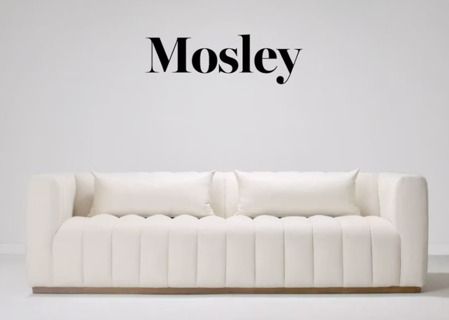 Canapé Mosley -Ren ivoire
