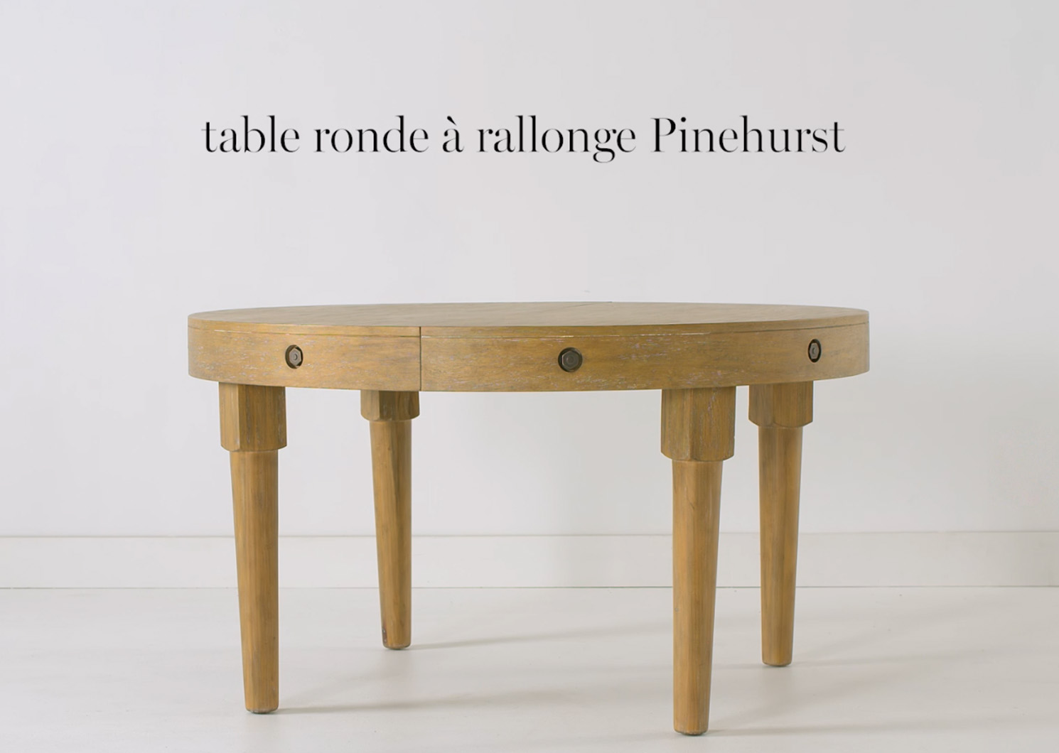 Table rall. ronde Pinehurst -Claire faon