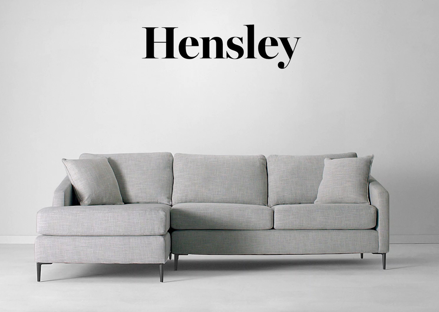 Hensley Sofa Chaise -Wish Silverdust