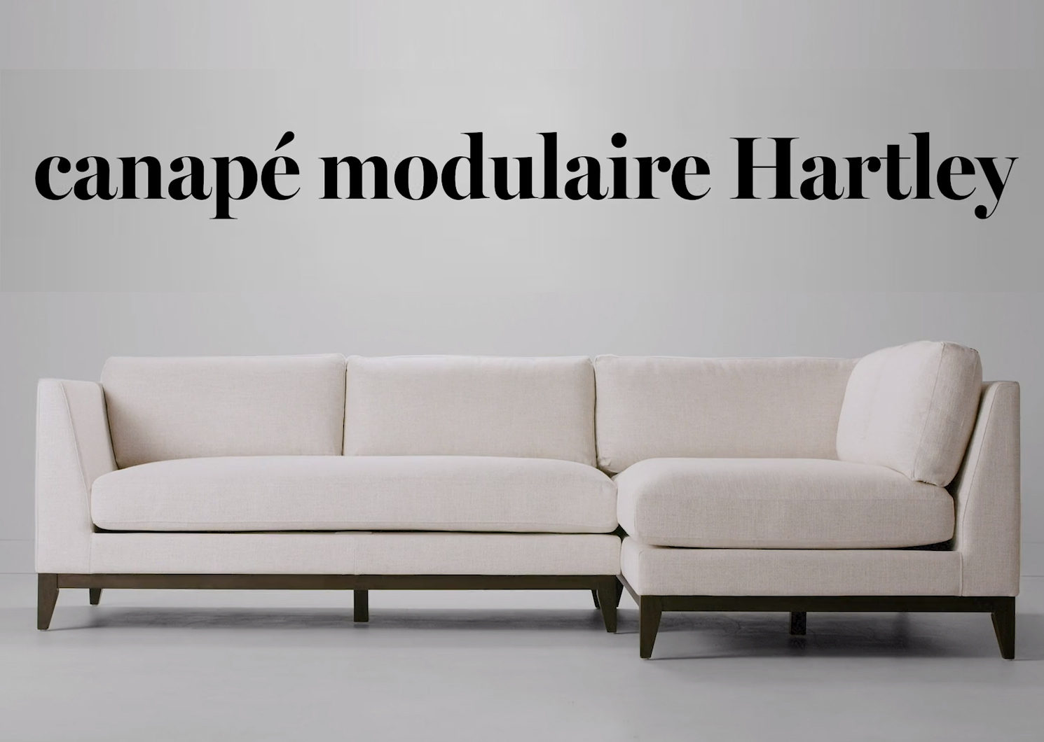 Canapé modulaire Hartley -Zeile lin