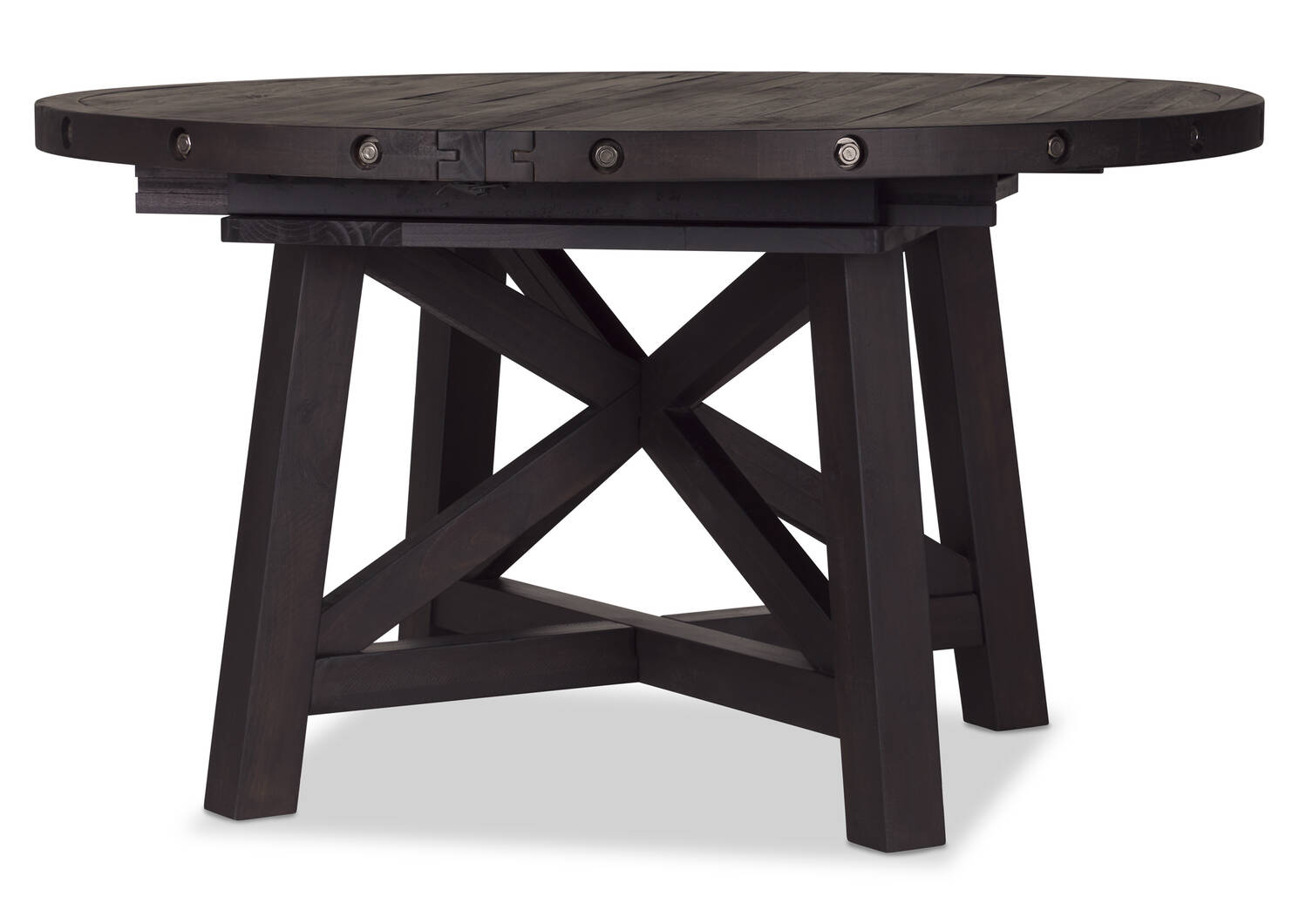 Ironside Ext Dining Table Rnd -Khal Café