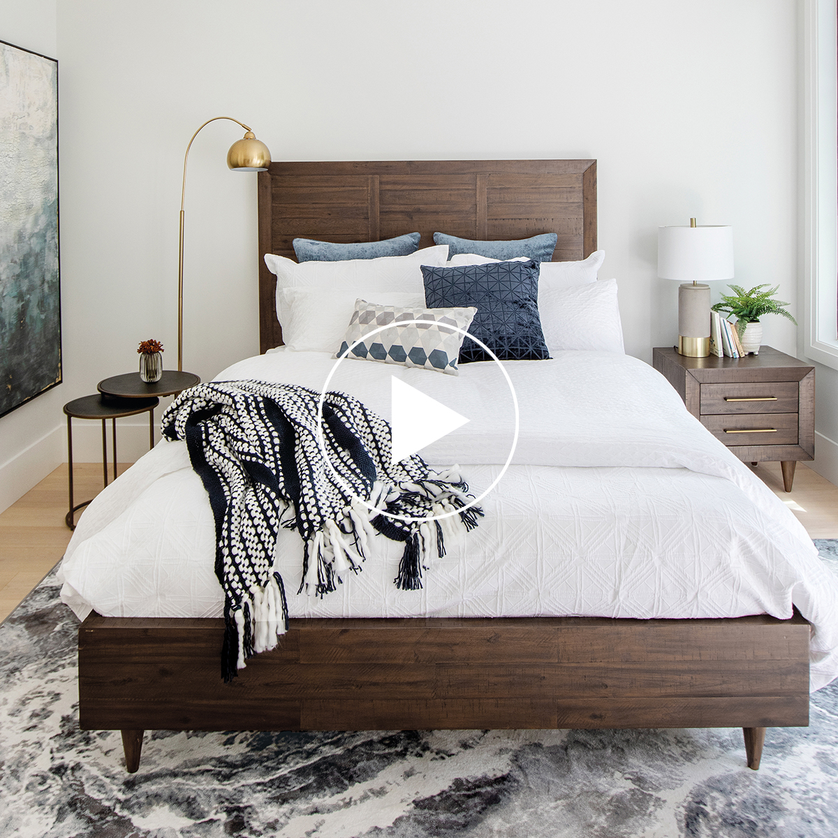 Asher Bed -Mac Brown