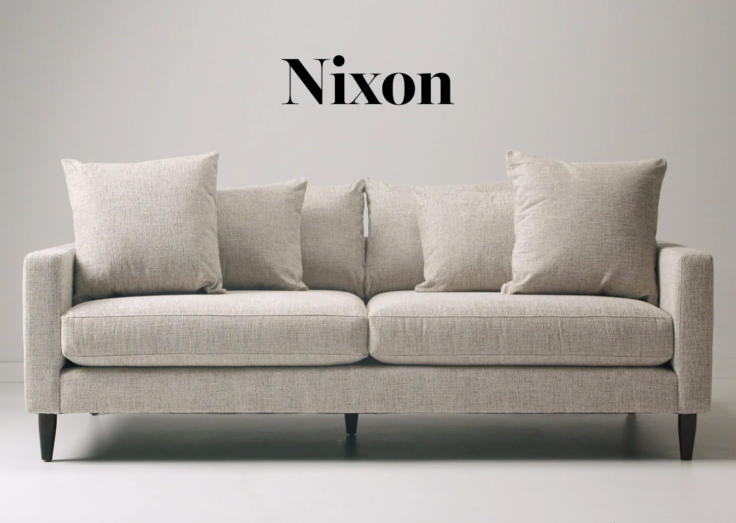 Nixon Sofa -Giovanna Pewter