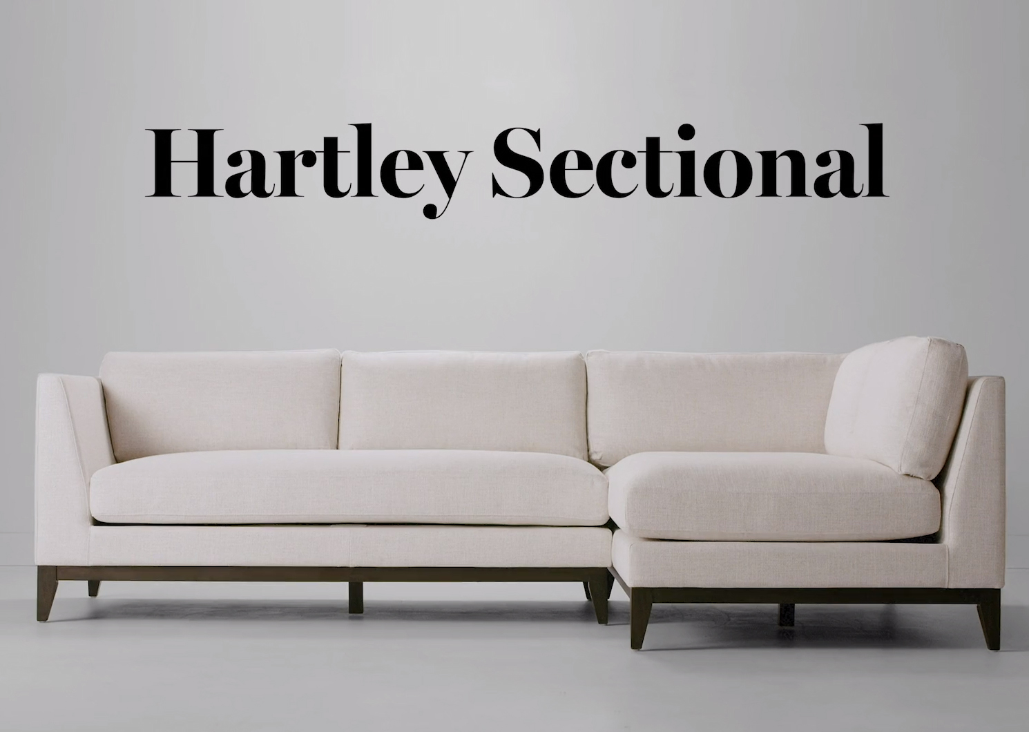 Hartley Sectional -Zeile Flax, RCF