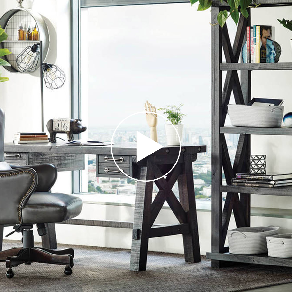 Ironside Display Shelf -Café